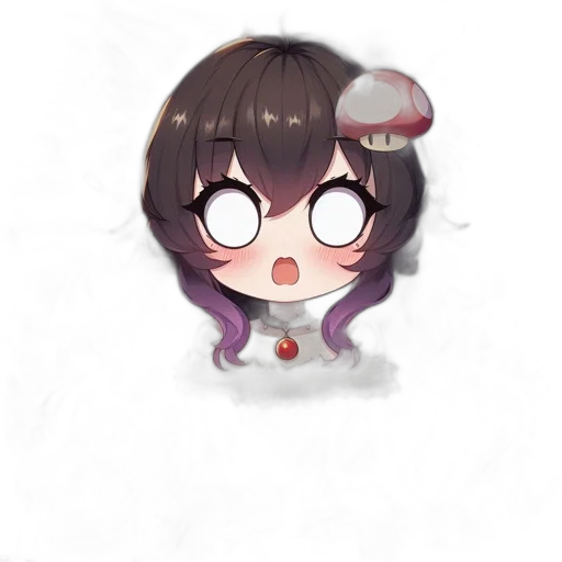 creature, staff, hat, face transparent PNG cut-out