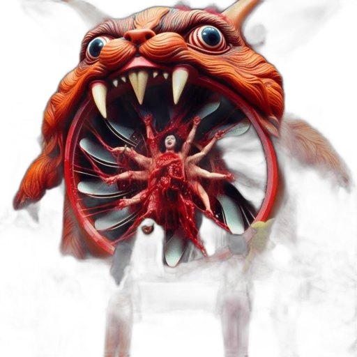 creature, mask, animal, dragon transparent PNG cut-out
