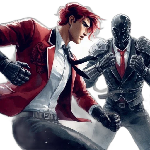 jacket, concept art, comic book art, fantasy art transparent PNG cut-out