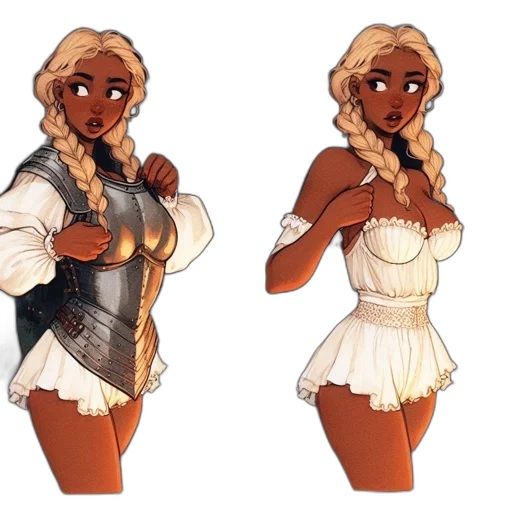 dress, concept art, fantasy art, pixel art transparent PNG cut-out