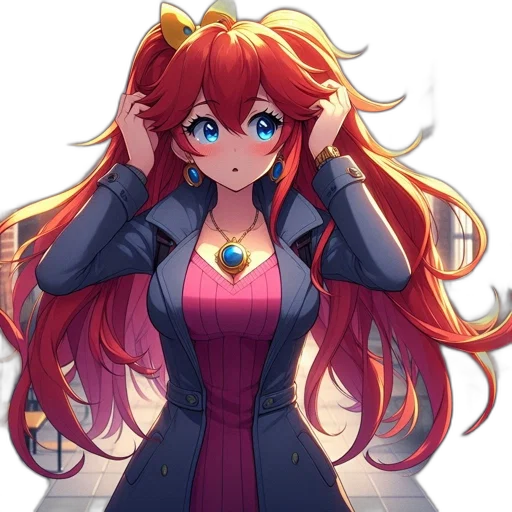 staff, crown, dress, jacket transparent PNG cut-out
