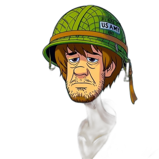 hat, staff, face, weapon transparent PNG cut-out