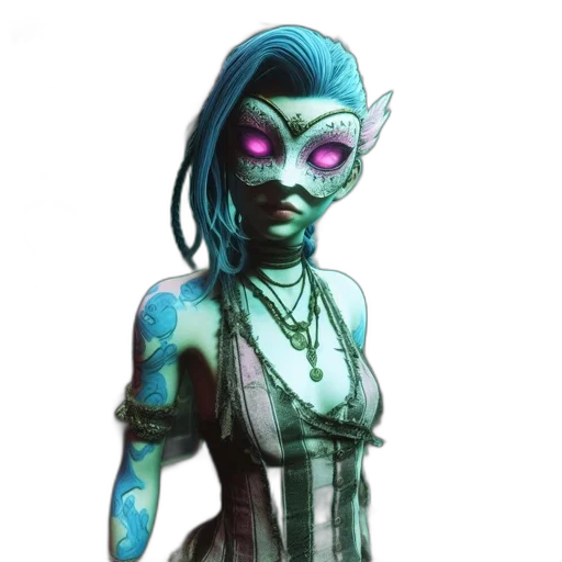 mask, jewelry, concept art, comic book art transparent PNG cut-out