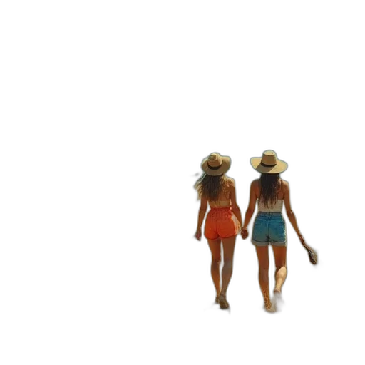 hat, dress, 3d render, concept art transparent PNG cut-out