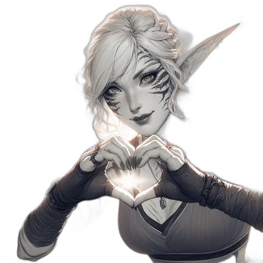 staff, face, mask, fantasy art transparent PNG cut-out
