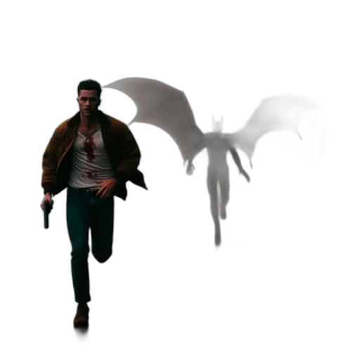 jacket, dragon, creature, weapon transparent PNG cut-out