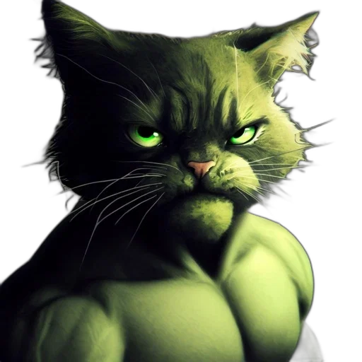 animal, comic book art, photorealistic, fantasy art transparent PNG cut-out
