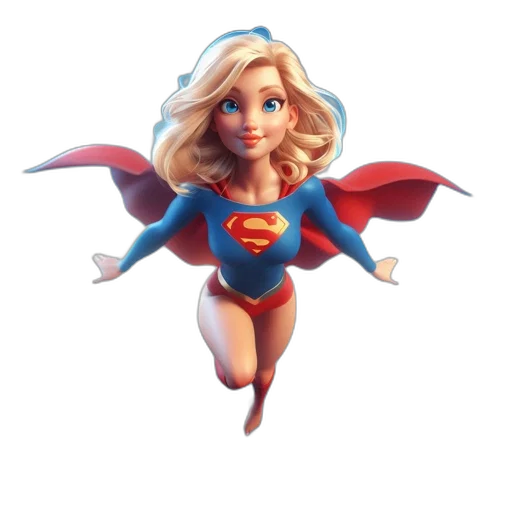comic book art, concept art, 3d render, cartoon transparent PNG cut-out