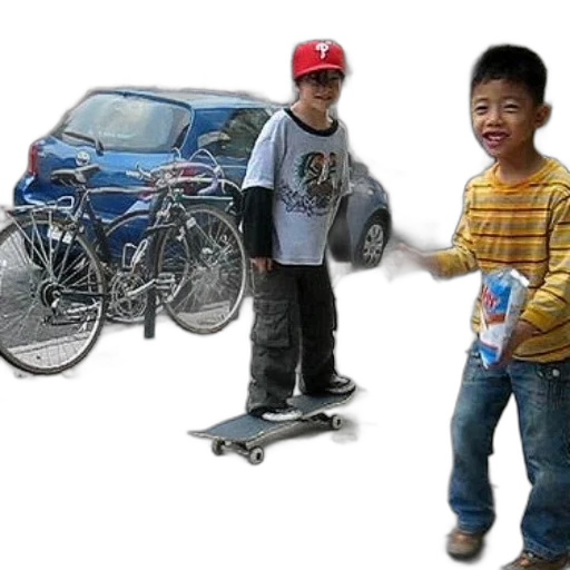 car, photorealistic, 3d render, two transparent PNG cut-out