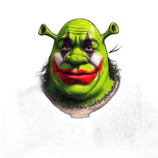 face, mask, creature, staff transparent PNG cut-out