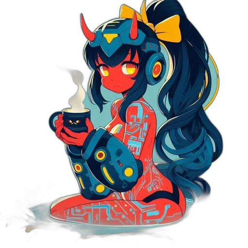 mask, dress, concept art, pixel art transparent PNG cut-out
