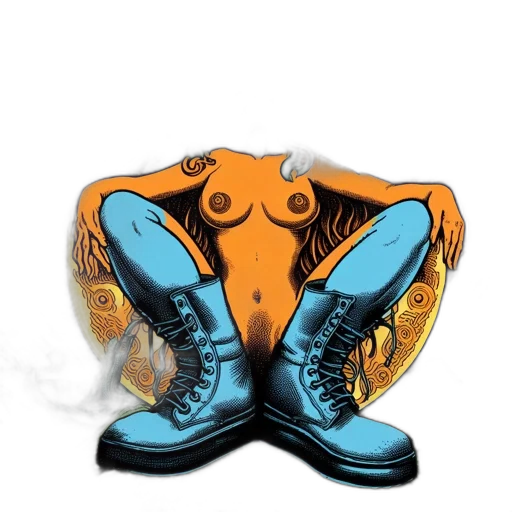 shoes, mask, robot, jacket transparent PNG cut-out