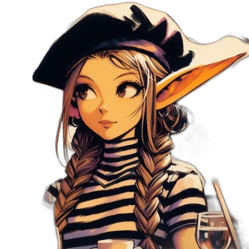 hat, staff, mask, face transparent PNG cut-out