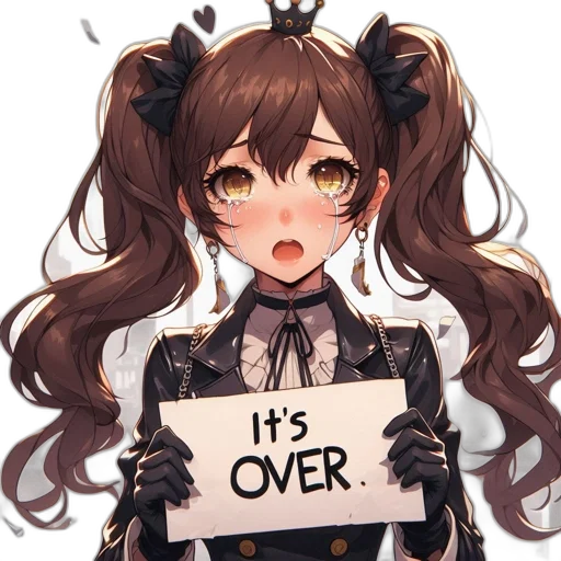 dress, hair, anime, pixel art transparent PNG cut-out