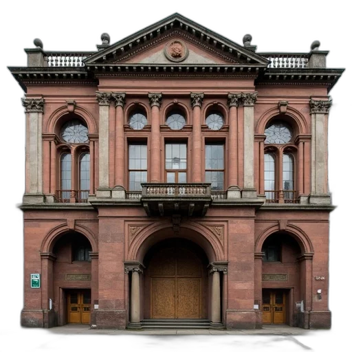 building, face, staff, crown transparent PNG cut-out