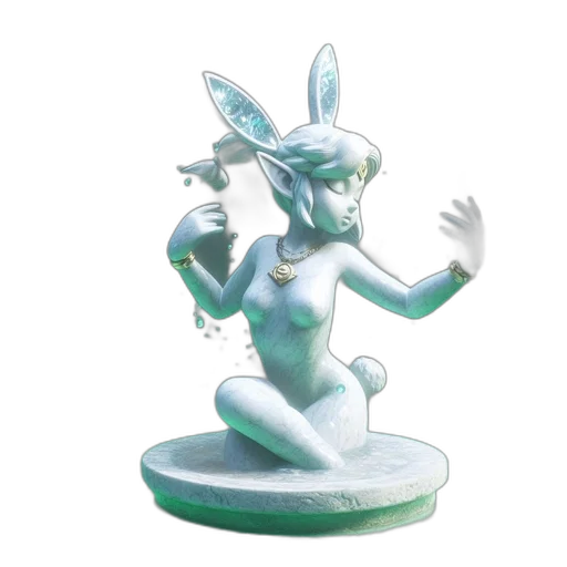 concept art, 3d render, fantasy art, vaporwave transparent PNG cut-out