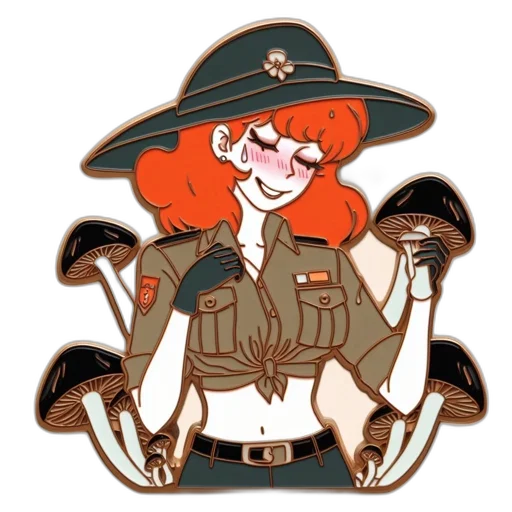 staff, jacket, hat, weapon transparent PNG cut-out