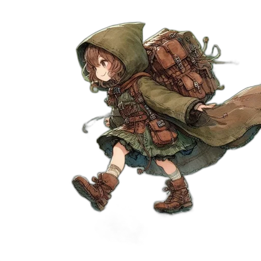 jacket, weapon, creature, umbrella transparent PNG cut-out