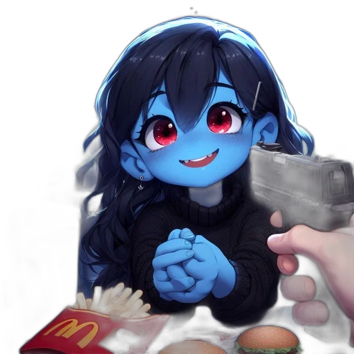 weapon, food, creature, robot transparent PNG cut-out