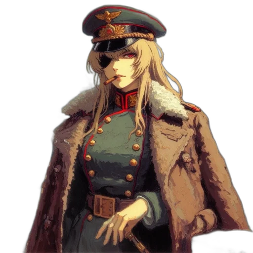 hat, staff, jacket, face transparent PNG cut-out