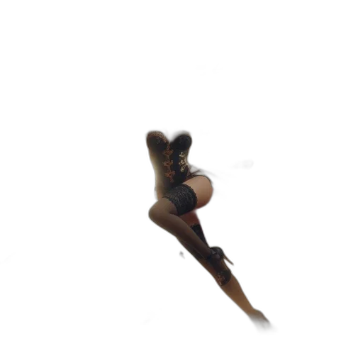 staff, hair, creature, shoes transparent PNG cut-out