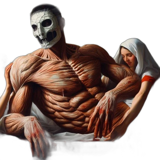 mask, creature, face, robot transparent PNG cut-out