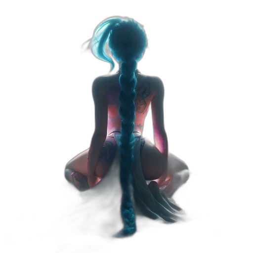 dress, staff, hair, jewelry transparent PNG cut-out