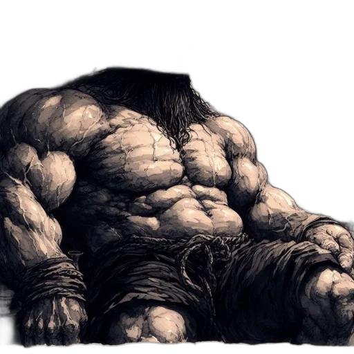 creature, animal, hair, weapon transparent PNG cut-out