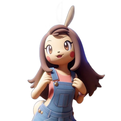 dress, staff, hair, animal transparent PNG cut-out