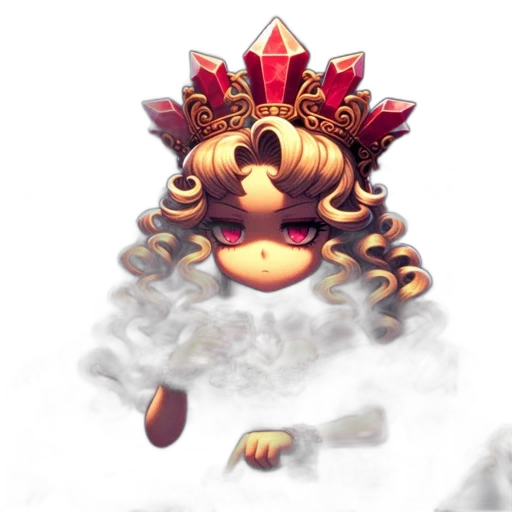 crown, mask, staff, concept art transparent PNG cut-out
