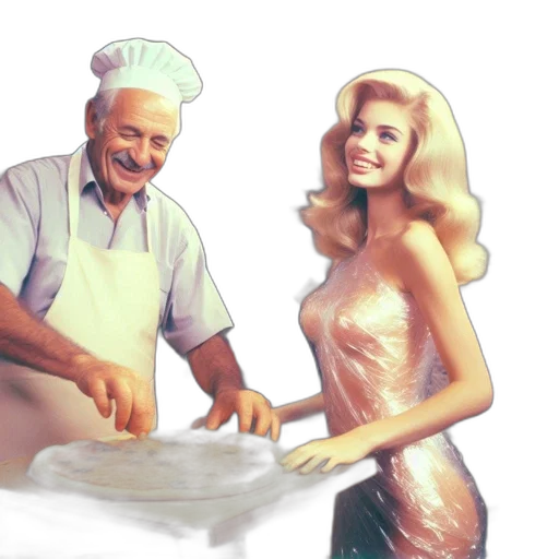 food, photorealistic, older, pizza transparent PNG cut-out