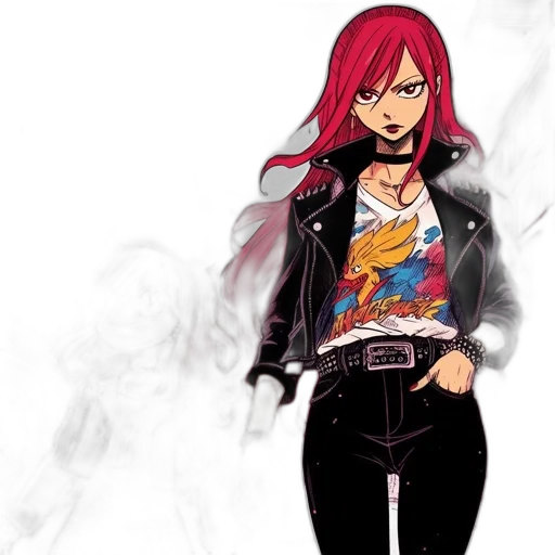 jacket, comic book art, cartoon, concept art transparent PNG cut-out