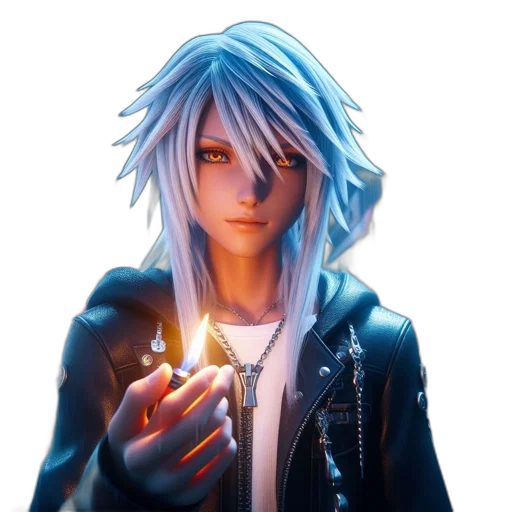 jacket, weapon, sword, face transparent PNG cut-out