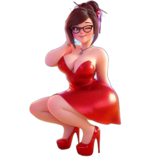 dress, staff, concept art, cartoon transparent PNG cut-out
