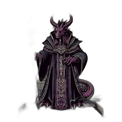 dragon, staff, mask, creature transparent PNG cut-out