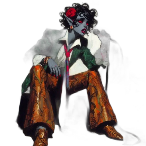 mask, jacket, crown, staff transparent PNG cut-out