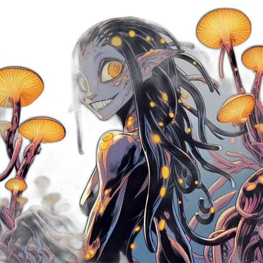 concept art, fantasy art, anime, comic book art transparent PNG cut-out