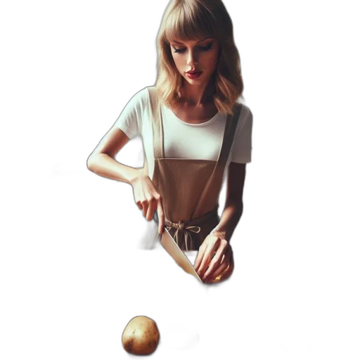 food, dress, jewelry, photorealistic transparent PNG cut-out
