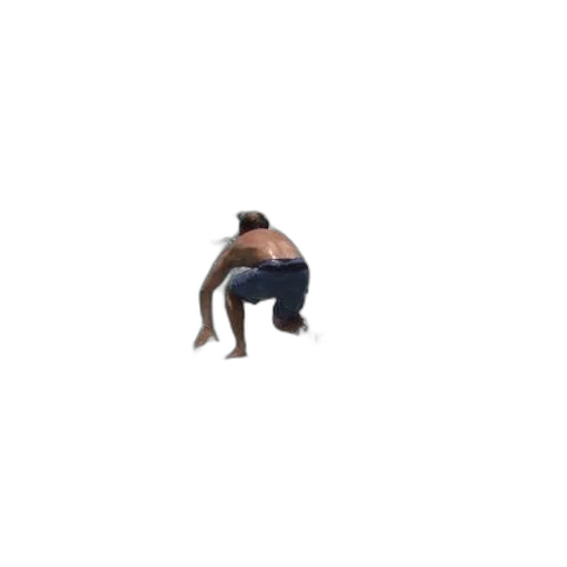 creature, animal, hair, surfer transparent PNG cut-out