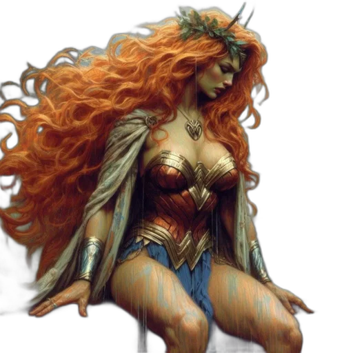 comic book art, fantasy art, concept art, photorealistic transparent PNG cut-out