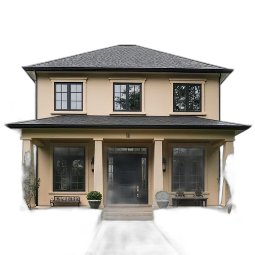 building, furniture, 3d render, photorealistic transparent PNG cut-out