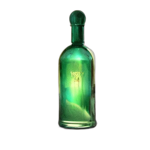 bottle, dress, weapon, crown transparent PNG cut-out