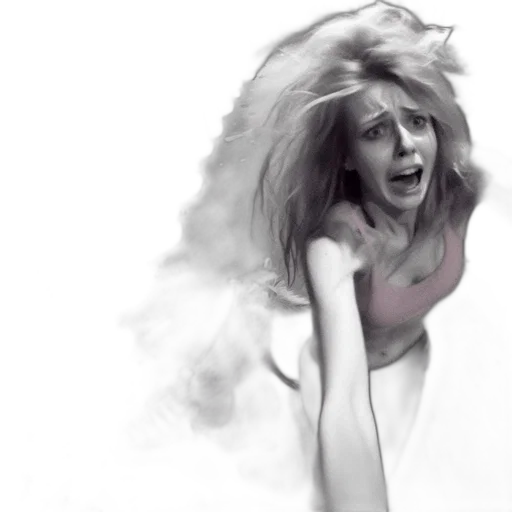 hair, creature, mask, face transparent PNG cut-out