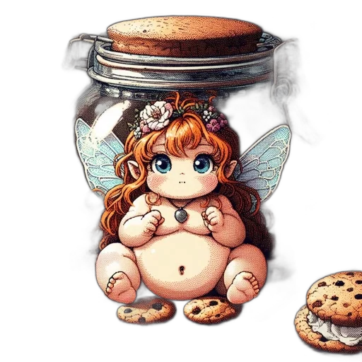 food, creature, concept art, pixel art transparent PNG cut-out