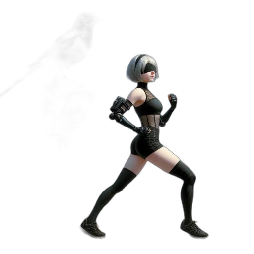 weapon, staff, robot, mask transparent PNG cut-out