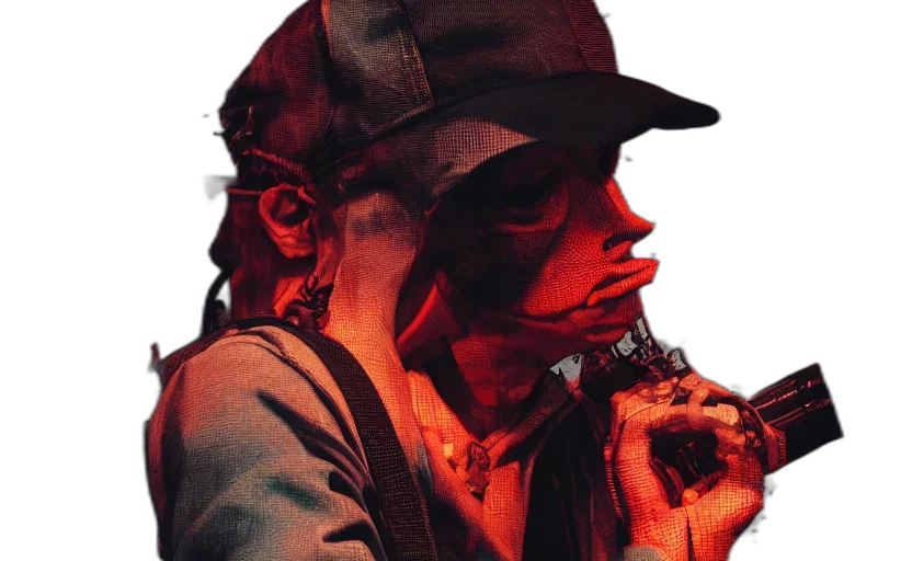 mask, jacket, face, hat transparent PNG cut-out