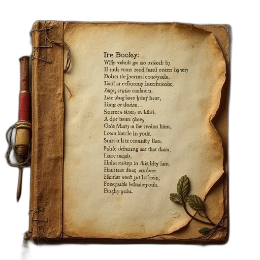 weapon, book, poem, poems transparent PNG cut-out