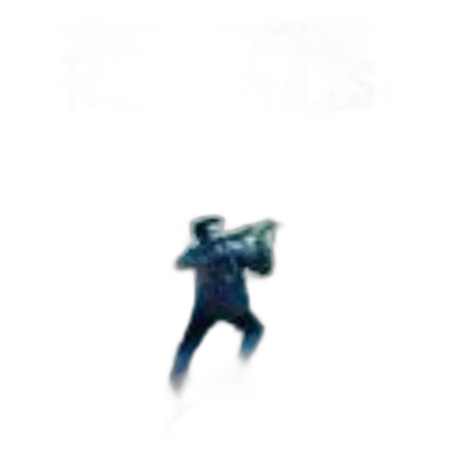 pixel art, concept art, blue, falling transparent PNG cut-out
