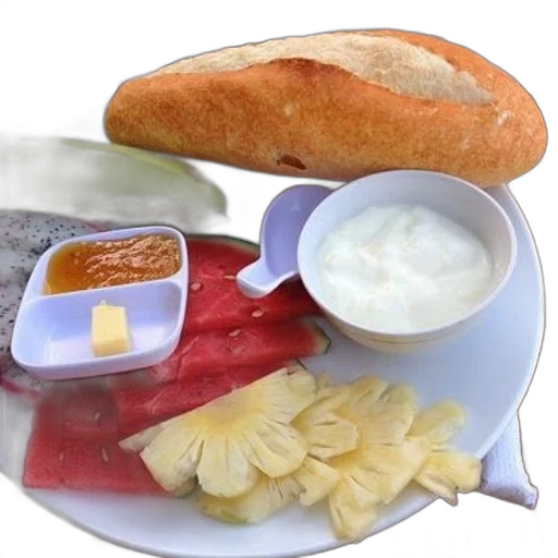 food, photorealistic, 3d render, plate transparent PNG cut-out