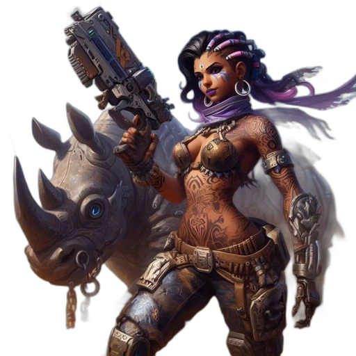 weapon, concept art, fantasy art, comic book art transparent PNG cut-out